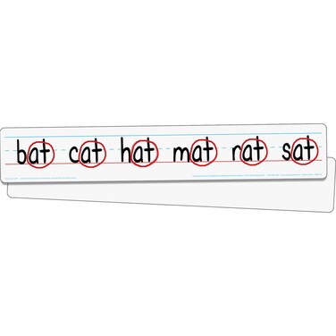 Really Good Stuff 308113 Two Sided Primary Lined Sentence Strip Dry Erase Boards