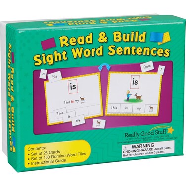 Really Good Stuff Read and Build Sight Word Sentences