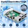 iUniker Raspberry Pi 3 b+ Case, Raspberry Pi 3 Model B+ Transparent Case with Raspberry Pi Heatsink for Raspberry Pi 3B+, 3B, 2B - Access to all ports (Clear)