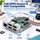 iUniker Raspberry Pi 3 b+ Case, Raspberry Pi 3 Model B+ Transparent Case with Raspberry Pi Heatsink for Raspberry Pi 3B+, 3B, 2B - Access to all ports (Clear)