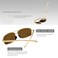 SUNGAIT Ultra Lightweight Rectangular Polarized Sunglasses UV400 Protection