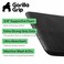 GORILLA GRIP&reg; Memory Foam Bath Rug for Bathroom, 24x17 Black