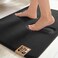 GORILLA GRIP&reg; Memory Foam Bath Rug for Bathroom, 24x17 Black