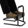 Mind Reader FTHEIGHT-BLK Ergonomic Foot Rest, Height Adjustable Non-Slip Universal, Black