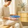 Tupperware 12" Pie Round Keeper Cake Taker Aqua Blue