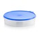 Tupperware 12" Pie Round Keeper Cake Taker Aqua Blue
