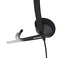 Koss CS195 USB Single-Sided On-Ear Communication Headset, Noise-Cancelling Electret Microphone, Flexible Microphone Arm, Wired with USB Plug, Black