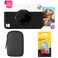 Kodak Printomatic Instant Camera (Black) Basic Bundle + Zink Paper (20 Sheets) + Deluxe Case + Comfortable Neck Strap