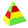 CuberSpeed Qiyi 4x4 Pyramid stickerless Magic Cube Qiyi Master Pyraminx Speed Cube
