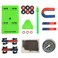 EUDAX Labs Junior Science Magnet set for Education Science Experiment Tools Icluding Bar/Ring/Horseshoe/Compass Magnets