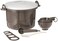 Progressive Prep Solutions Microwavable Bacon Grill 17 Piece Set Gray .