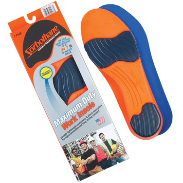 Sorbothane Maximum Duty Work Insoles Shoe Insert Foot Protector #E