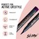 Skone Waterproof Liquid Eyeliner Pen, Plum Black, Felt Tip Applicator, 0.07oz