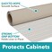 Duck Smooth Top Easy Liner Shelf Liner 20" Wide Kitchen Pack, 6-Rolls, Each 6' Length, White