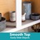 Duck Smooth Top Easy Liner Shelf Liner 20" Wide Kitchen Pack, 6-Rolls, Each 6' Length, White