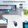 TECKNET Bluetooth Mouse, Wireless Silent, 2-Year Battery Life, Blue