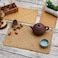 DOKOT Natural Woven Rattan Rectangular Placemats for Dining Table, Set of 4