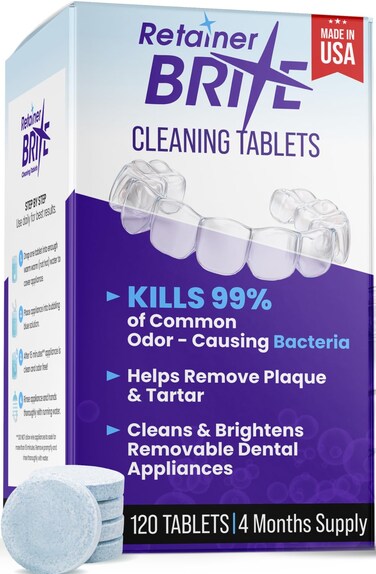 Retainer Brite 120 Tablets - Value Pack