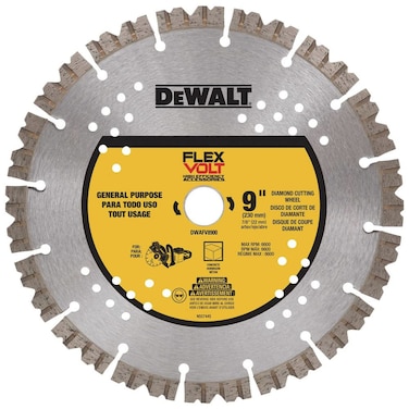DEWALT 9in. FLEXVOLT Diamond Cutting Wh