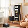 MAX Houser 6 Tier Hanging Closet Organizer with 2 Sturdy Hooks, Black