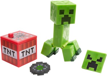 Mattel Games (Creeper) - Minecraft Comic Maker Creeper Action Figure