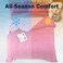 HIG 3pc Hot Pink Queen Size Bedding Comforter Set Duvet Insert Blanket