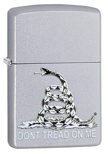 Zippo Don't Tread On Me, Silver Version, Windproof Lighter