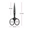 ZWILLING Beard Scissors for Men 115 mm Premium Carbon Matt Black