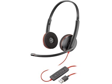 PLT Plantronics Blackwire C3220 USB Headset, Wired