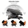 Mind Reader Adjustable Ergonomic Foot Rest, 18"L x 13.5"W x 6.5"H, Black