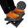 Mind Reader Adjustable Ergonomic Foot Rest, 18"L x 13.5"W x 6.5"H, Black