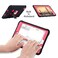 ULAK iPad Mini Case, iPad Mini 2 Case, iPad Mini 3 Case, iPad Mini Retina Case, Three Layer Heavy Duty Shockproof Protective Case for iPad Mini, iPad Mini 2, iPad Mini 3 with Kickstand (Red/Black)