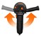 WEN 94475 7.5-Amp 4-1/2-Inch Angle Grinder with Reversible Handle, Three Grinding Discs, and Carrying Case