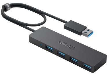 Anker USB Hub, 4-in-1 USB Splitter, 4 USB-A Ports with 5Gbps Data Transfer