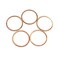 X AUTOHAUX 5 Pcs 40mm Inner Diameter Copper Washers Flat Sealing Gasket Rings Fitting