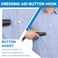 Fanwer Button Hook and Zipper Pull Helper,Button Assist Device Helper Tool-One Hand Dressing Aids for Easy Button,Shirt Button Hook Tool - Gift for Disabled, Arthritis, Stroke Patient, fracture-2 Pack