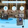 Hotec UHF Wireless Headset Microphone/Lavalier Lapel Mic with Bodypack Transmitter and Mini Rechargeable Receiver 1/4" Output for Live Performances Support Phone