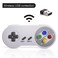 SAFFUN iNNEXT 2 Pack 2.4 GHz Wireless USB Controller Compatible with Super Famicom Games, iNNEXT SNES Retro USB PC Super Classic Controller for Windows PC MAC Linux Genesis Raspberry Pi Retropie (Mult