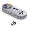 SAFFUN iNNEXT 2 Pack 2.4 GHz Wireless USB Controller Compatible with Super Famicom Games, iNNEXT SNES Retro USB PC Super Classic Controller for Windows PC MAC Linux Genesis Raspberry Pi Retropie (Mult