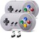 SAFFUN iNNEXT 2 Pack 2.4 GHz Wireless USB Controller Compatible with Super Famicom Games, iNNEXT SNES Retro USB PC Super Classic Controller for Windows PC MAC Linux Genesis Raspberry Pi Retropie (Mult