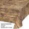 Creative Converting Wood Grain Plastic Tablecloths, 3 ct