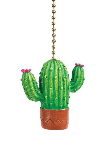 Clementine Designs Cactus Bloom Ceiling Fan Light Dimensional Pull