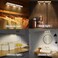 LUXSWAY Closet Light, Rotatable 3 Heads Spotlight, Dimmable and Timer Shelf Light,Stick Light for Closet Under Kitchen Cabinet Lighting Office Indoor Using