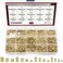 DYWISHKEY 400 Pieces M2 M3 M4 M5 Female Thread Knurled Nuts Brass Threaded Insert Embedment Nuts Assortment Kit