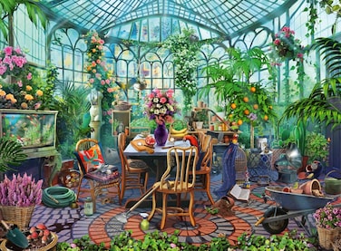 Ravensburger Puzzle_Greenhouse Mornings 500 pc