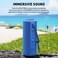 MIATONE Wireless Mobile Portable Bluetooth Speaker (Waterproof and Shockproof) - Blue