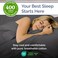 CGK Unlimited 100% Cotton Sheets - Queen Size Bed Sheets - 400 Thread Count - Cotton Bed Sheets - Long Staple - Grey Sheets