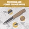 Condor Tool & Knife Terrasaur Fixed 4.15 in Blade Desert Tan Poly Handle (CTK3944-4.1)