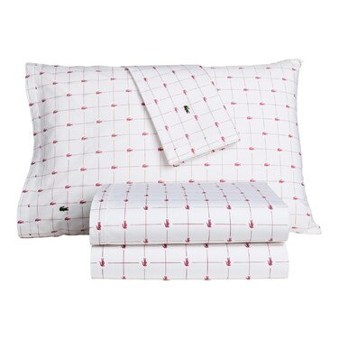 Lacoste Slice Sheet Set, Full, Baroque Rose