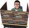 Teacher Created Resources Reclaimed Wood Privacy Screen